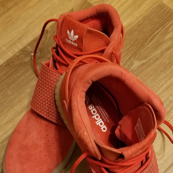 Adidas Tubular Invaders Red Seude - Picture 3 of 5